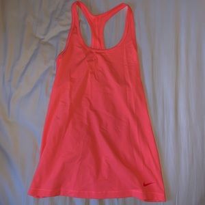 Coral Nike Razorback Tank Top